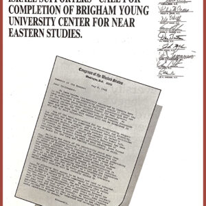 Letter of Support signed by US Congress