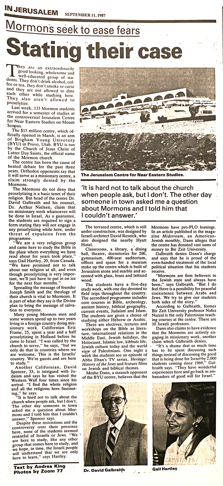 Mormons seek to ease fears: Stating their case