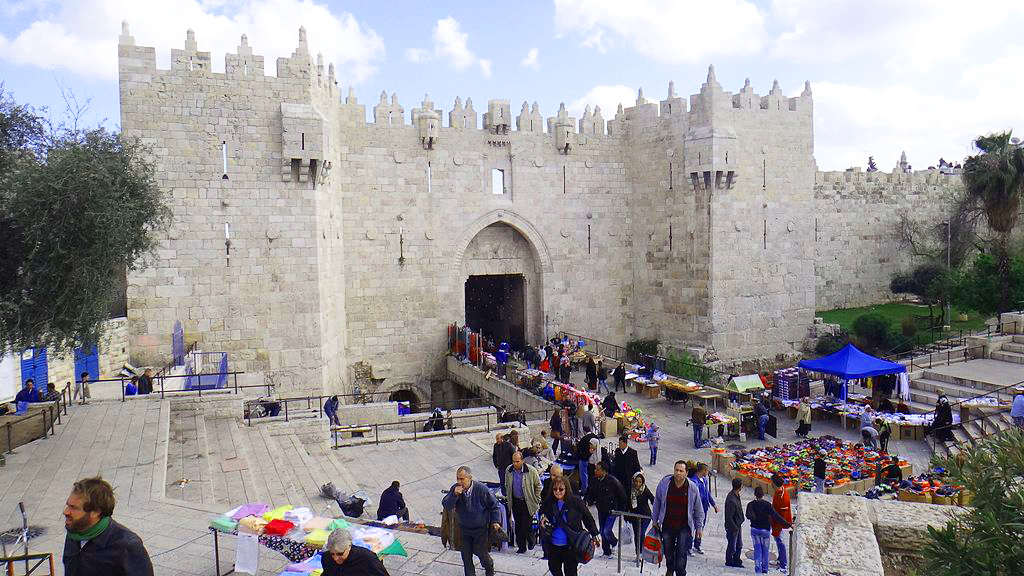 Sitting at Damascus Gate by Catherine Arveseth