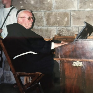 Worshipping at Dominus Flevit Church by Karla Wasden Kelsch
