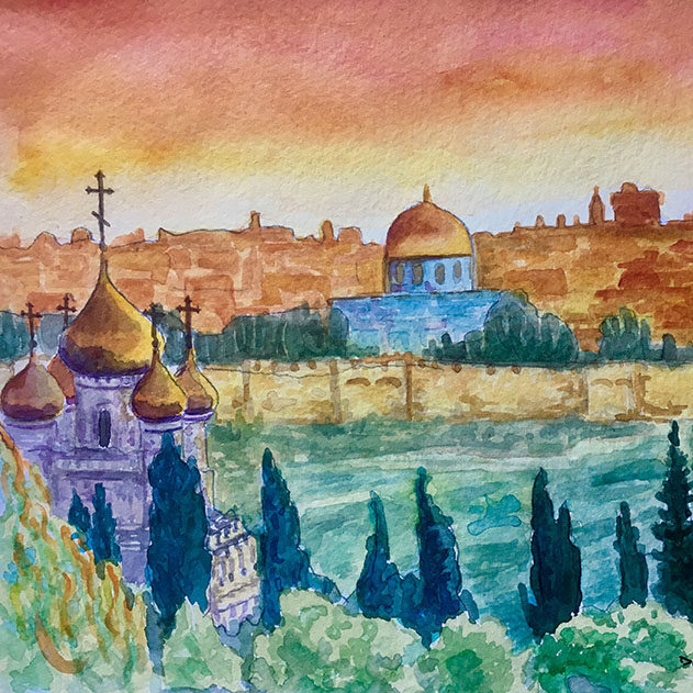 Mount Zion and Jerusalem